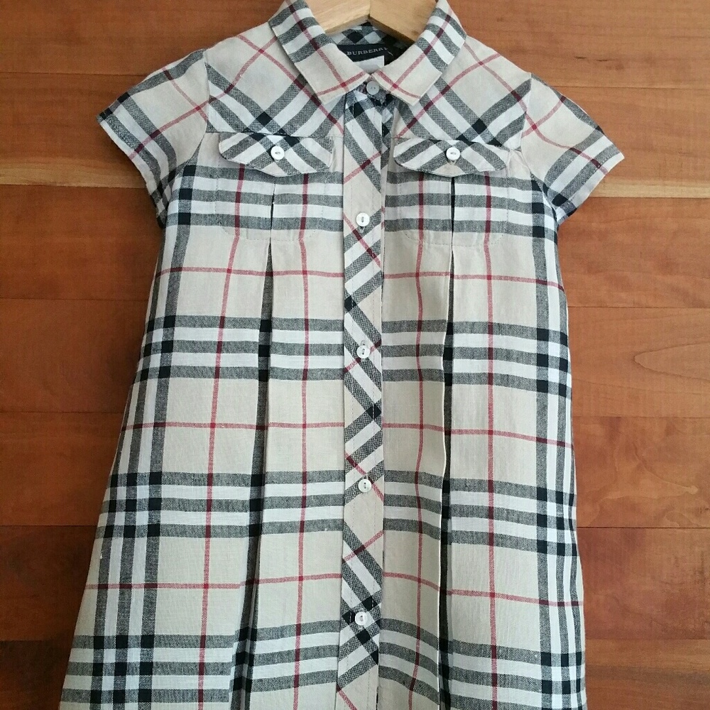 EUC Authentic Burberry baby dress size 18 months